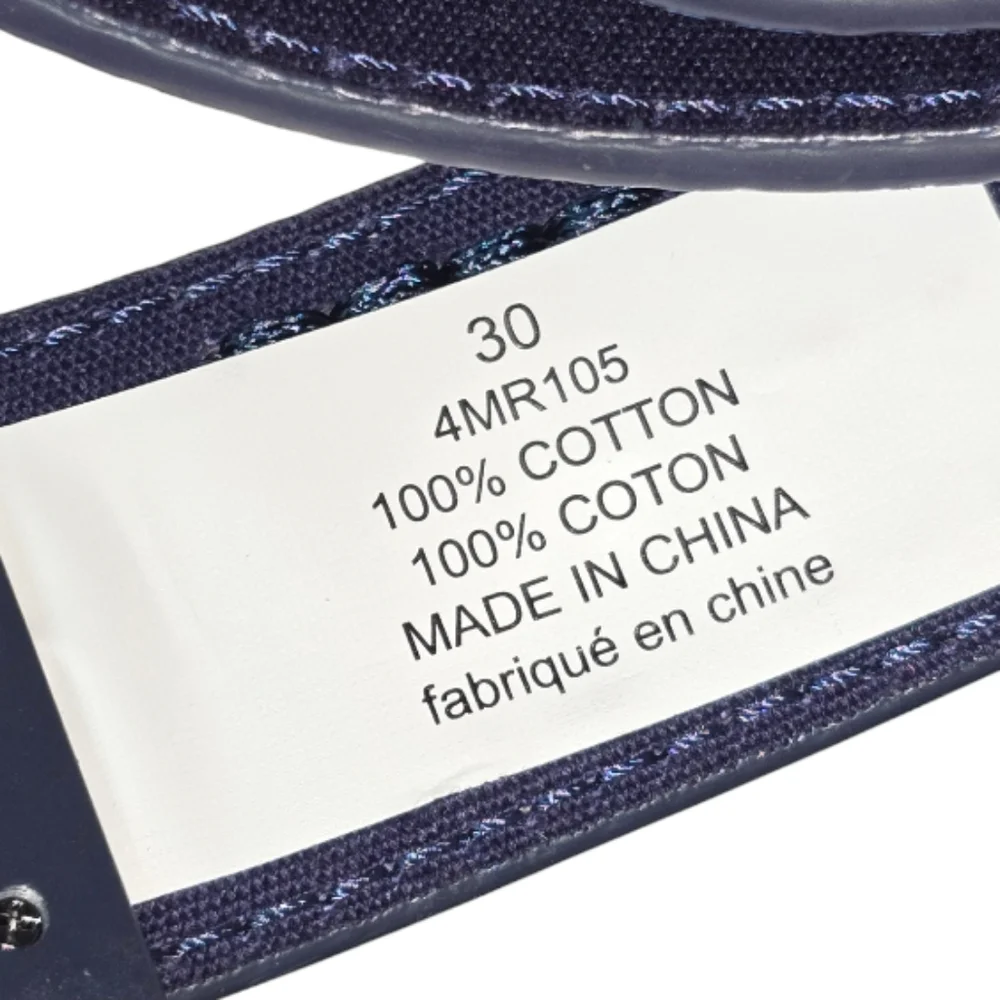 Travis Mathew Cuater Tonal Blue Tropical Golf Belt‎ Size 30 New